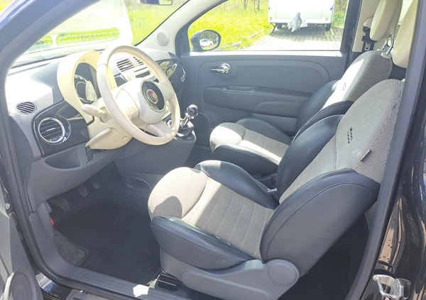 Fiat 500 cena 20900 przebieg: 159000, rok produkcji 2011 z Płoty małe 562
